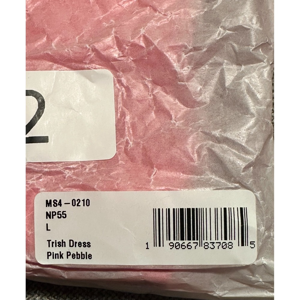 NWT | Show Me Your Mumu Trish One Shoulder Mini Dress Pink Pebble Large - $150 - Picture 4 of 6